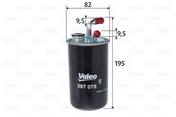 Filtre à carburant VALEO 587078